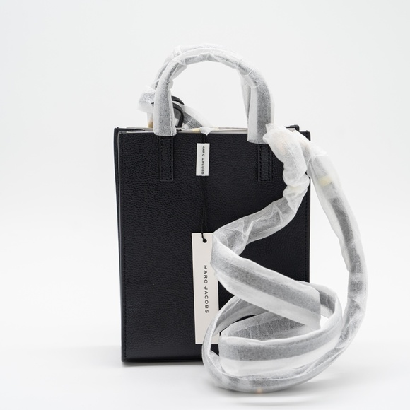 Marc Jacobs Mini Micro Grind Black Tote Bag Leather - Picture 5 of 10